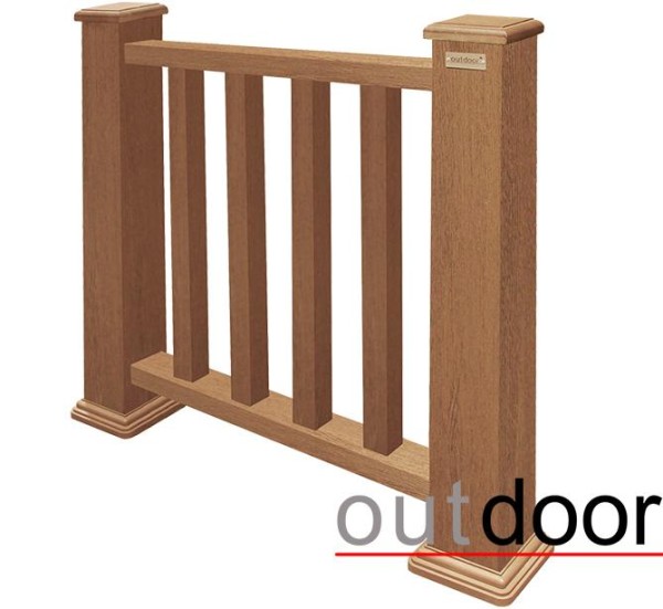 Ограждение из ДПК Outdoor Классик 3D STORM дуб купить в Тюмени