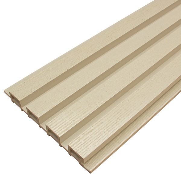 Фасадная доска из ДПК Faynag Wood Рейка Слоновая кость купить в Тюмени