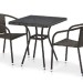 Комплект плетеной мебели AFINA из иск. ротанга T282BNT/Y137C-W53 Brown 2Pcs купить в Тюмени