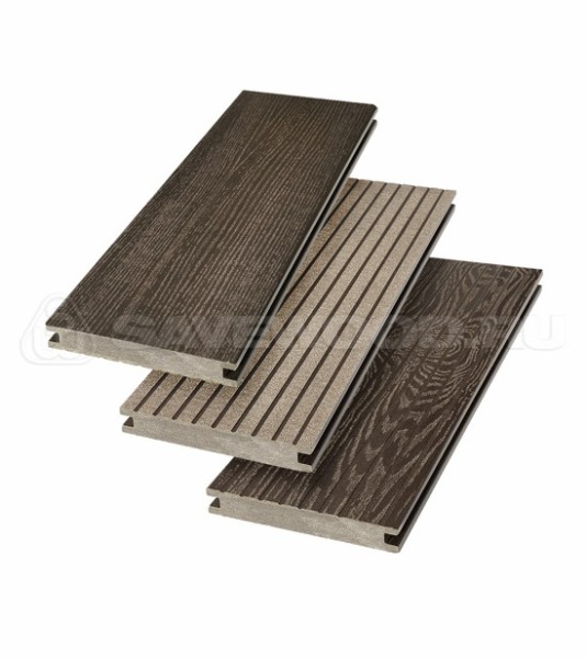 Террасная доска SW Fraxinus (R) полнотелая «SaveWood» Темно-коричневый купить в Тюмени