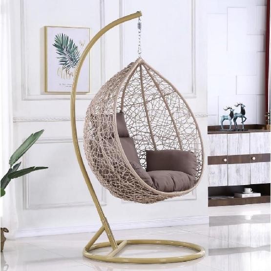 Кресло Подвесное из искусственного ротанга AFM-169A-LB Beige купить в Тюмени