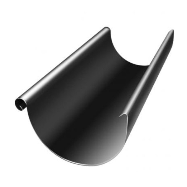 Водосток Grand Line 125x90 – Желоб 3м RAL 9005 купить в Тюмени