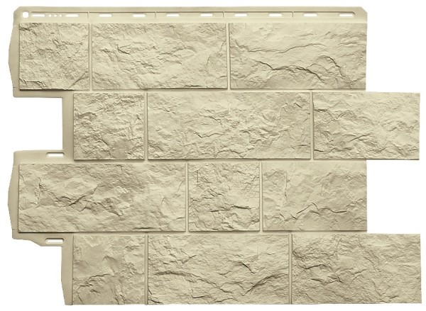 Фасадная панель Альта-Профиль Туф ЭКО Песчаный купить в Тюмени