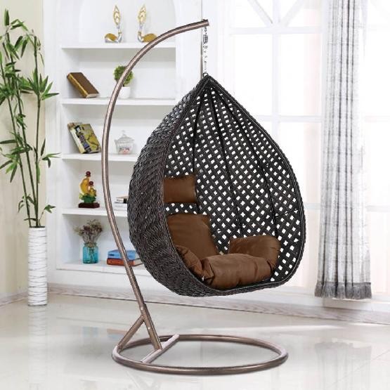 Кресло Подвесное из искусственного ротанга AFM-250B-L Brown купить в Тюмени