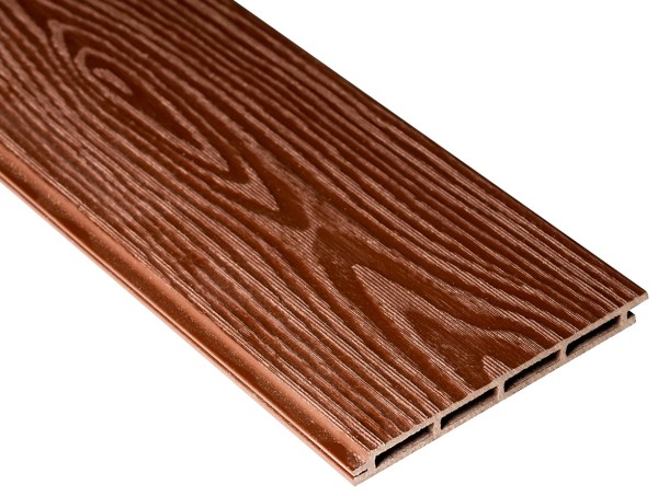 Фасадная доска из ДПК 3D Faynag - Шоколад купить в Тюмени