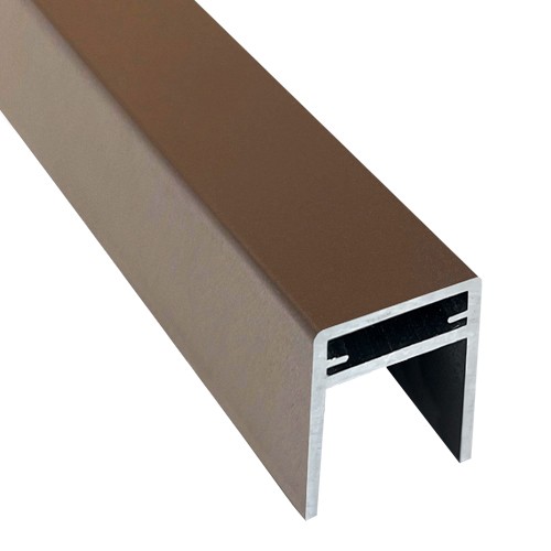 П-профиль Алюминиевый EasyDecking 35x25 Венге купить в Тюмени