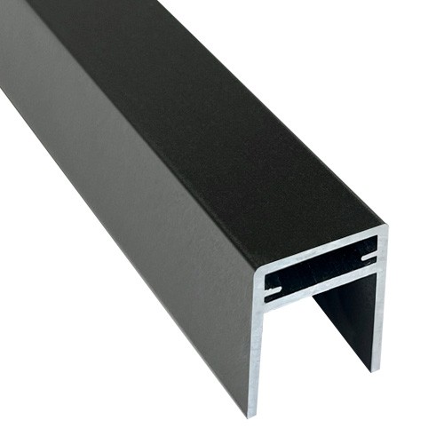 П-профиль Алюминиевый EasyDecking 35x25 Черное дерево купить в Тюмени