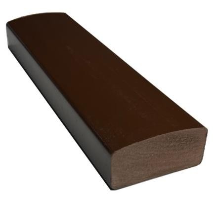 Лавочный брус Ecodecking Некст полнотелый глянцевый 70х35 шоколад купить в Тюмени