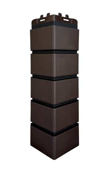 Угол Grand Line клинкерный кирпич ПРЕМИУМ Шоколадный (шов RAL 9005) купить в Тюмени