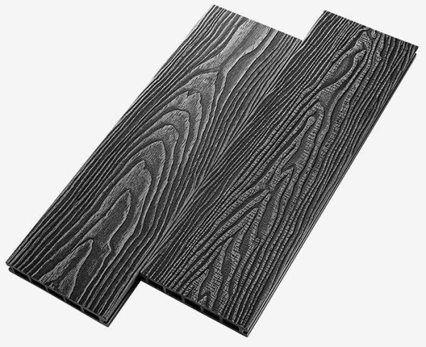 Террасная доска из ДПК RusDecking Unodeck Vintage - Графит купить в Тюмени