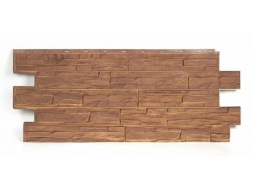 Фасадная панель T-Сайдинг-Альпийская сказка ЭКО-2 Орех купить в Тюмени