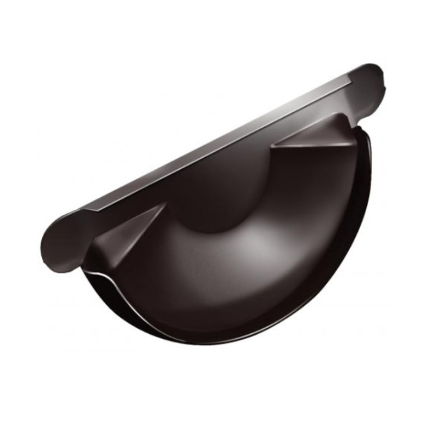 Водосток Grand Line 125x90 – Заглушка желоба RAL 8017 купить в Тюмени