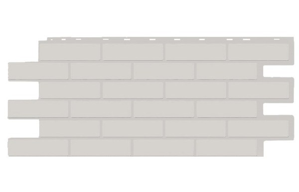 Фасадная панель T-Siding Кирпич Модерн Эко Уайт купить в Тюмени