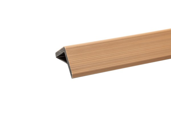 Уголок торцевой Ecodecking Скай коэкструзия 45х45х3000 Бук купить в Тюмени