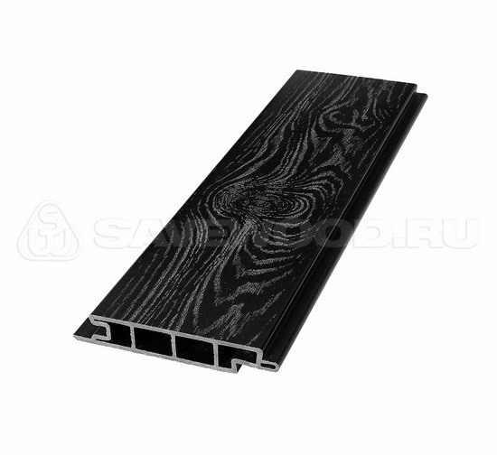 Террасная доска из ДПК SW Padus тангенциальный распил «SaveWood» черный купить в Тюмени