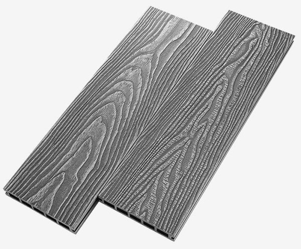 Террасная доска из ДПК RusDecking Unodeck Vintage - Серый купить в Тюмени