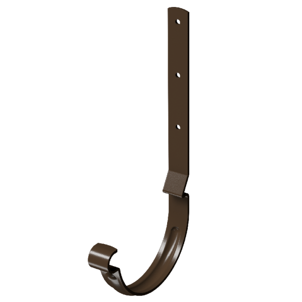 Карнизный крюк длинный D125 Döcke STAL PREMIUM Каштан, (RAL 8017) купить в Тюмени