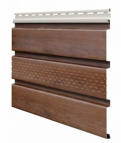 Софит ламинированный VOX UNICOLOR с центральной перфорацией, Коричневый купить в Тюмени