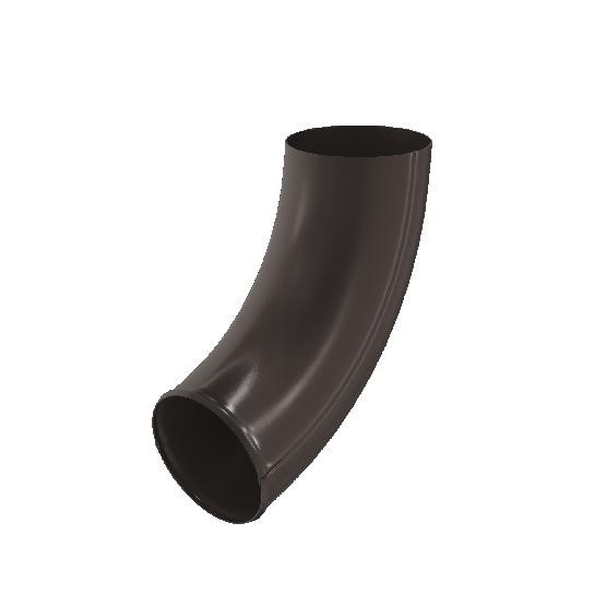 Водосток Aquasistem, система 125x90 - Отвод трубы RR 32 Тёмно Коричневый купить в Тюмени